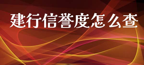 建行信誉度怎么查_https://cj.lansai.wang_金融问答_第1张