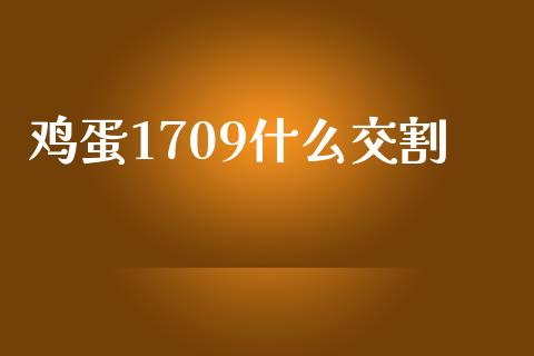 鸡蛋1709什么交割_https://cj.lansai.wang_财经问答_第1张