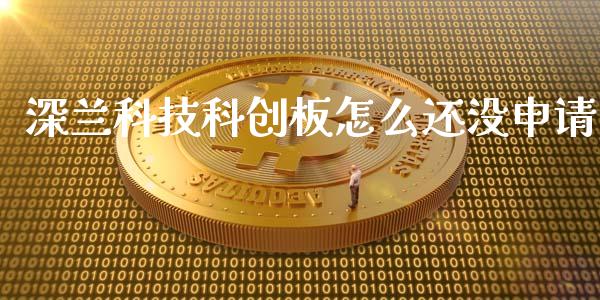 深兰科技科创板怎么还没申请_https://cj.lansai.wang_股市问答_第1张