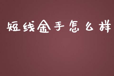 短线金手怎么样_https://cj.lansai.wang_财经问答_第1张