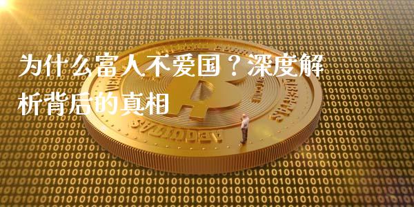 为什么富人不爱国？深度解析背后的真相_https://cj.lansai.wang_会计问答_第1张