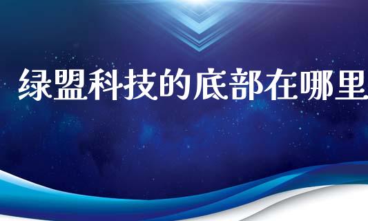 绿盟科技的底部在哪里_https://cj.lansai.wang_股市问答_第1张