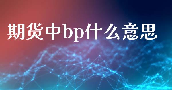 期货中bp什么意思_https://cj.lansai.wang_财经百问_第1张