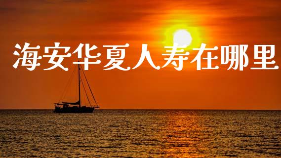 海安华夏人寿在哪里_https://cj.lansai.wang_理财问答_第1张