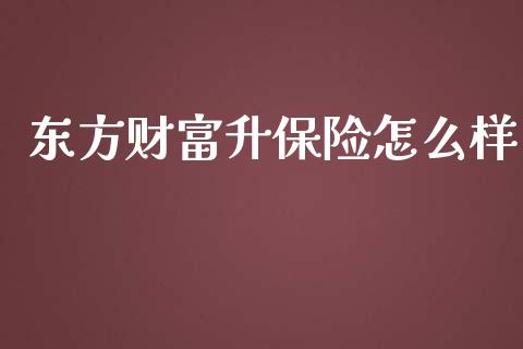 东方财富升保险怎么样_https://cj.lansai.wang_保险问答_第1张