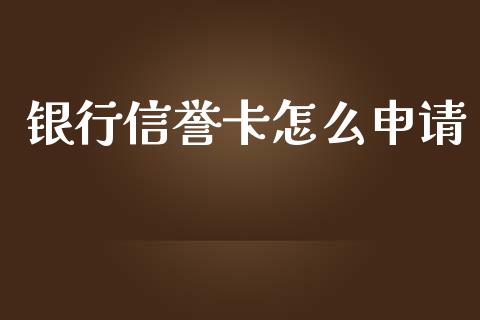 银行信誉卡怎么申请_https://cj.lansai.wang_金融问答_第1张