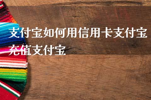 支付宝如何用信用卡支付宝充值支付宝_https://cj.lansai.wang_理财问答_第1张