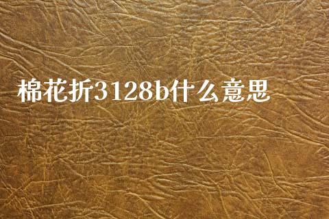 棉花折3128b什么意思_https://cj.lansai.wang_金融问答_第1张