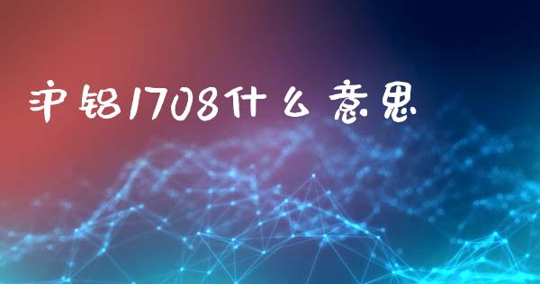 沪铝1708什么意思_https://cj.lansai.wang_期货问答_第1张