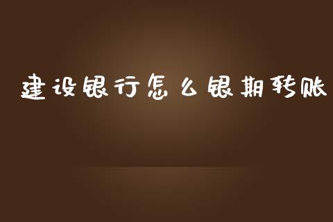 建设银行怎么银期转账_https://cj.lansai.wang_理财问答_第1张