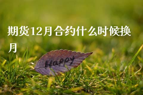 期货12月合约什么时候换月_https://cj.lansai.wang_期货问答_第1张