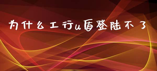 为什么工行u盾登陆不了_https://cj.lansai.wang_理财问答_第1张