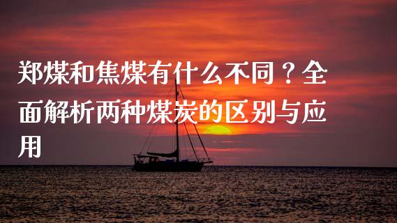 郑煤和焦煤有什么不同？全面解析两种煤炭的区别与应用_https://cj.lansai.wang_财经百问_第1张