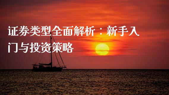 证券类型全面解析：新手入门与投资策略_https://cj.lansai.wang_金融问答_第1张