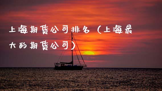 上海期货公司排名（上海最大的期货公司）_https://cj.lansai.wang_财经问答_第1张