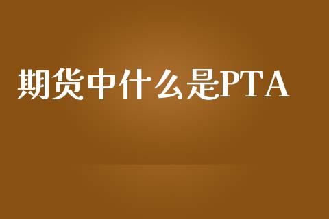 期货中什么是PTA_https://cj.lansai.wang_期货问答_第1张