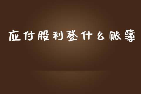 应付股利登什么账簿_https://cj.lansai.wang_会计问答_第1张