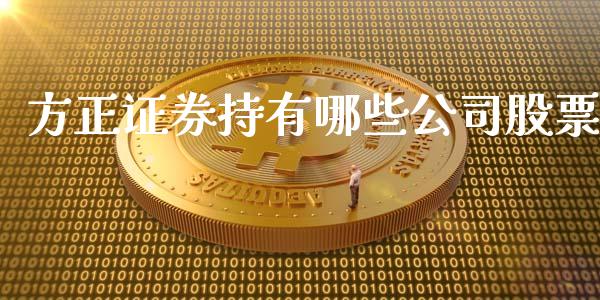 方正证券持有哪些公司股票_https://cj.lansai.wang_金融问答_第1张