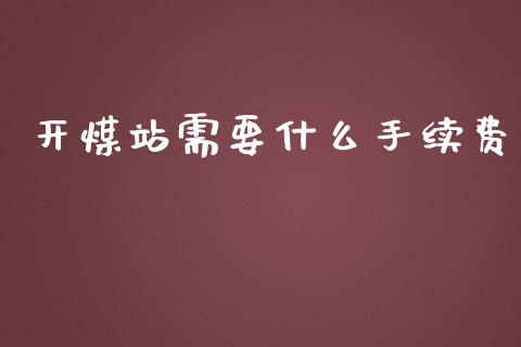 开煤站需要什么手续费_https://cj.lansai.wang_期货问答_第1张