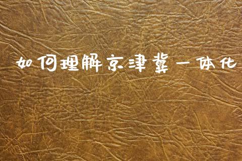 如何理解京津冀一体化_https://cj.lansai.wang_财经百问_第1张