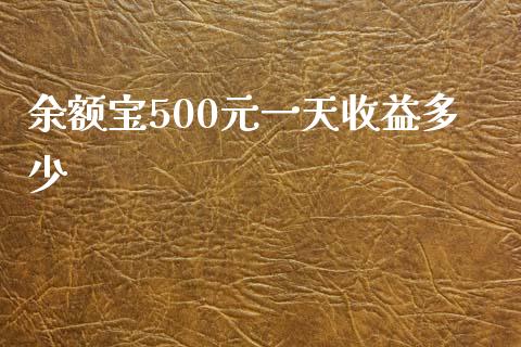 余额宝500元一天收益多少_https://cj.lansai.wang_理财问答_第1张