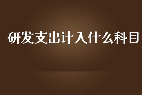 研发支出计入什么科目_https://cj.lansai.wang_会计问答_第1张