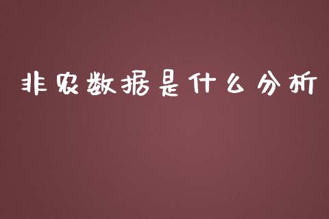 非农数据是什么分析_https://cj.lansai.wang_财经问答_第1张