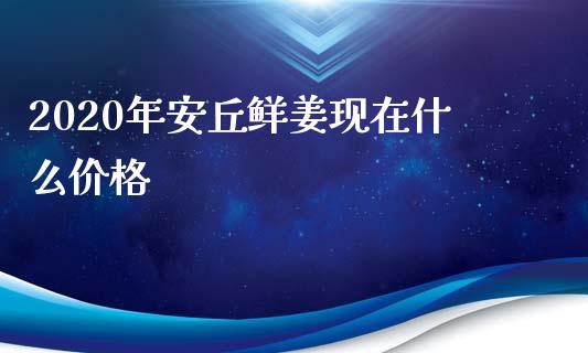 2020年安丘鲜姜现在什么价格_https://cj.lansai.wang_财经问答_第1张