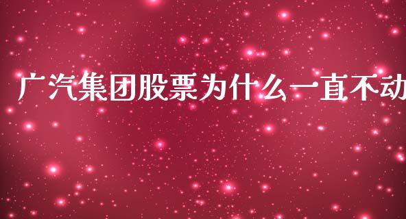 广汽集团股票为什么一直不动_https://cj.lansai.wang_股市问答_第1张