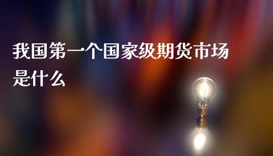 我国第一个国家级期货市场是什么_https://cj.lansai.wang_理财问答_第1张