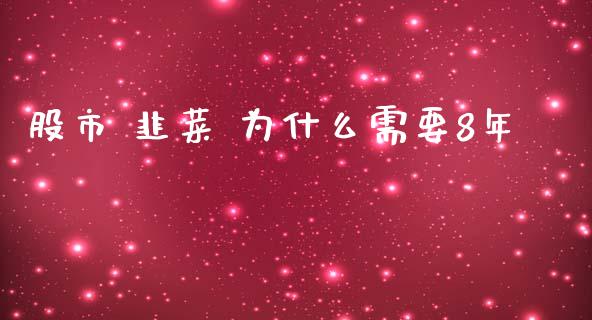 股市 韭菜 为什么需要8年_https://cj.lansai.wang_股市问答_第1张