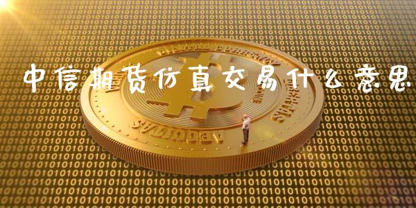 中信期货仿真交易什么意思_https://cj.lansai.wang_理财问答_第1张